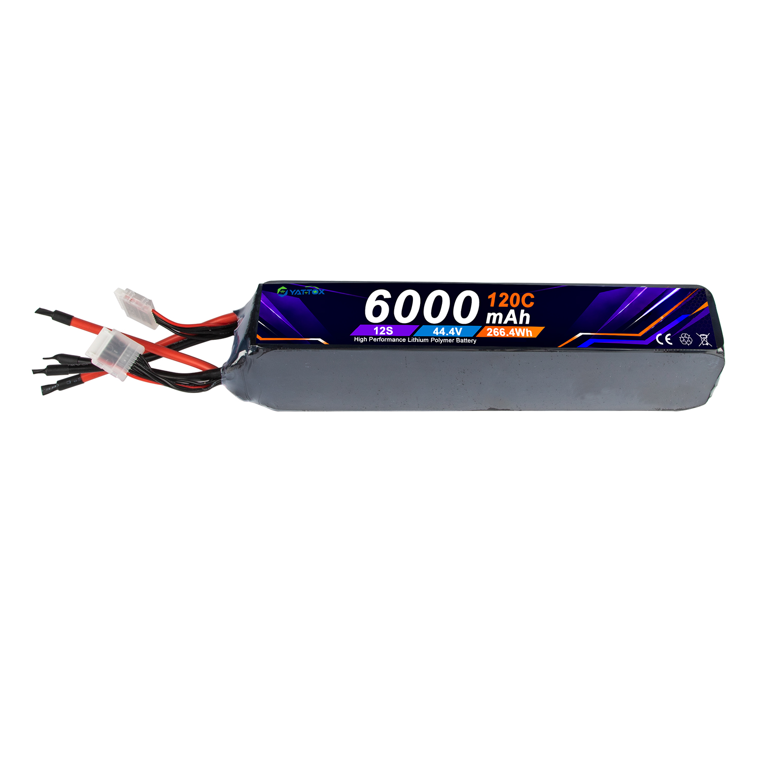 Rc Helicopter Large - Аккумулятор Yattox 12S 6000 мАч 120C
