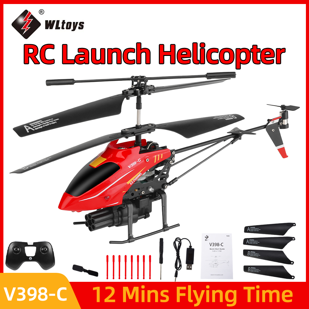 Rc Helicopter Gyro - Wltoys RC Вертолет V398-C Вертолет для
