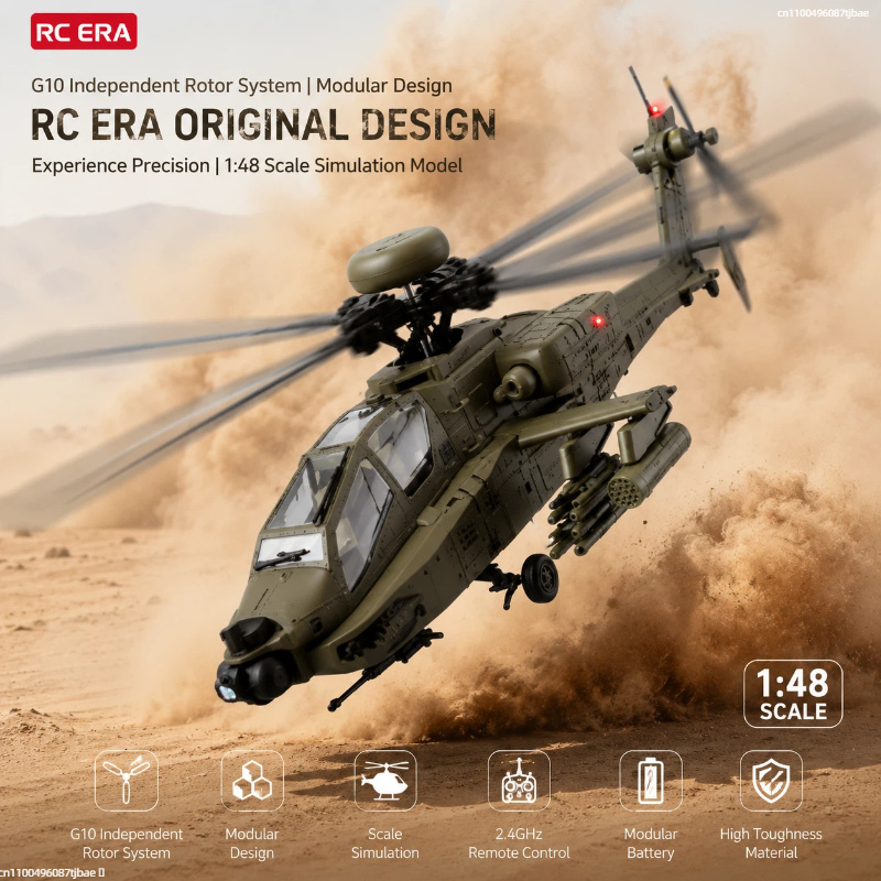 Rc Helicopter Single Rotor - Новый радиоуправляемый вертолет RC Era AH-64D