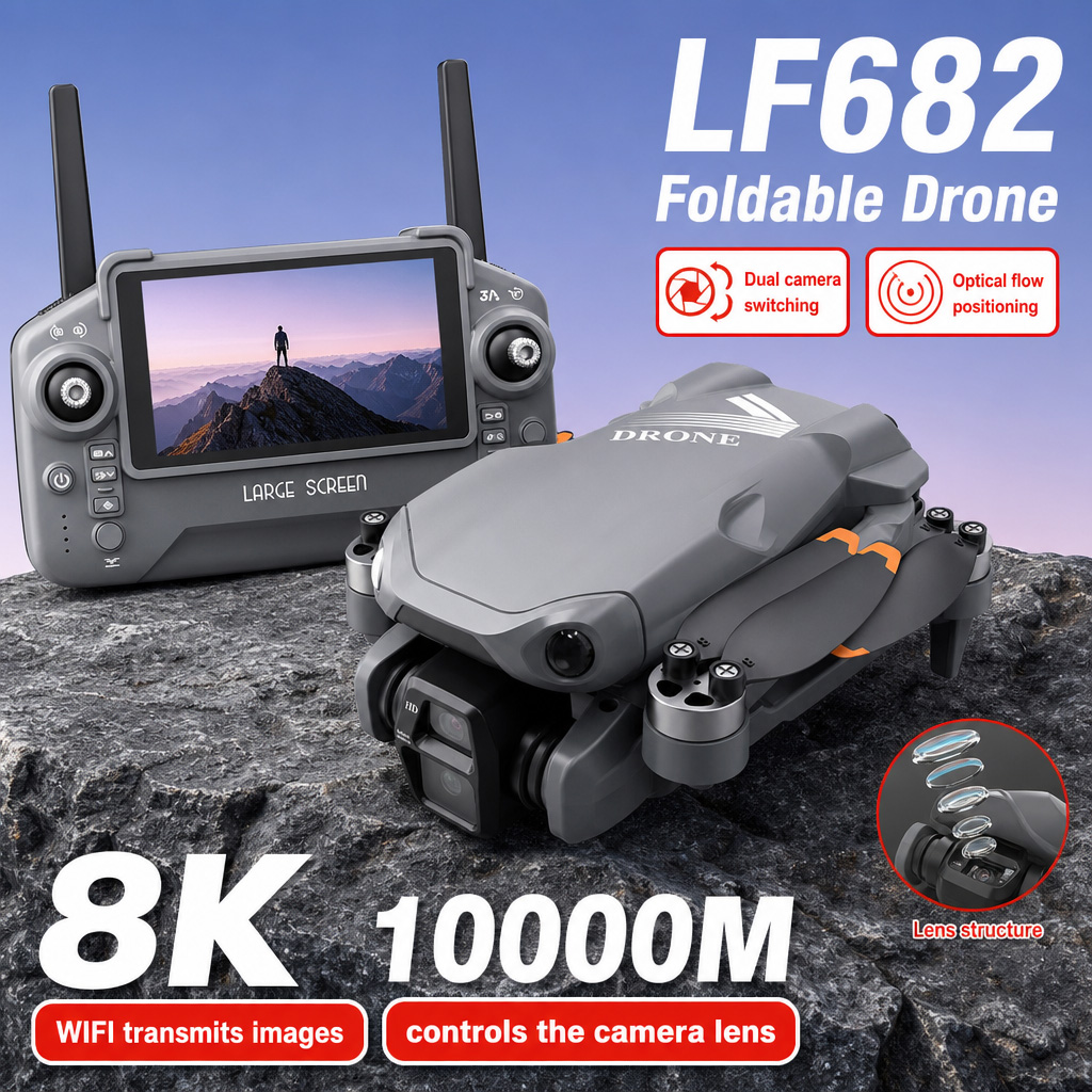 Rc Helicopter Electric - Дрон для аэрофотосъемки LF682 с двумя