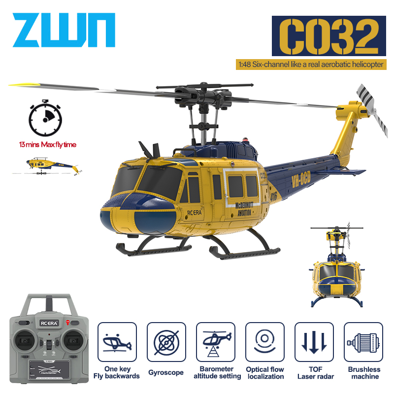 Rc Helicopter Gyro - C032 RC Вертолет 2,4G 6-Aixs Гироскоп