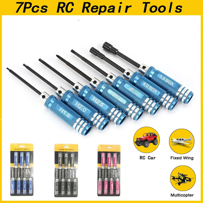Набор из 7 шестигранных ключей – обзор и цена Rc Helicopter Tool Kit