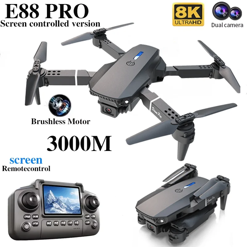 Профессиональный дрон E88 PRO  – обзор и цена Rc Helicopter Electric