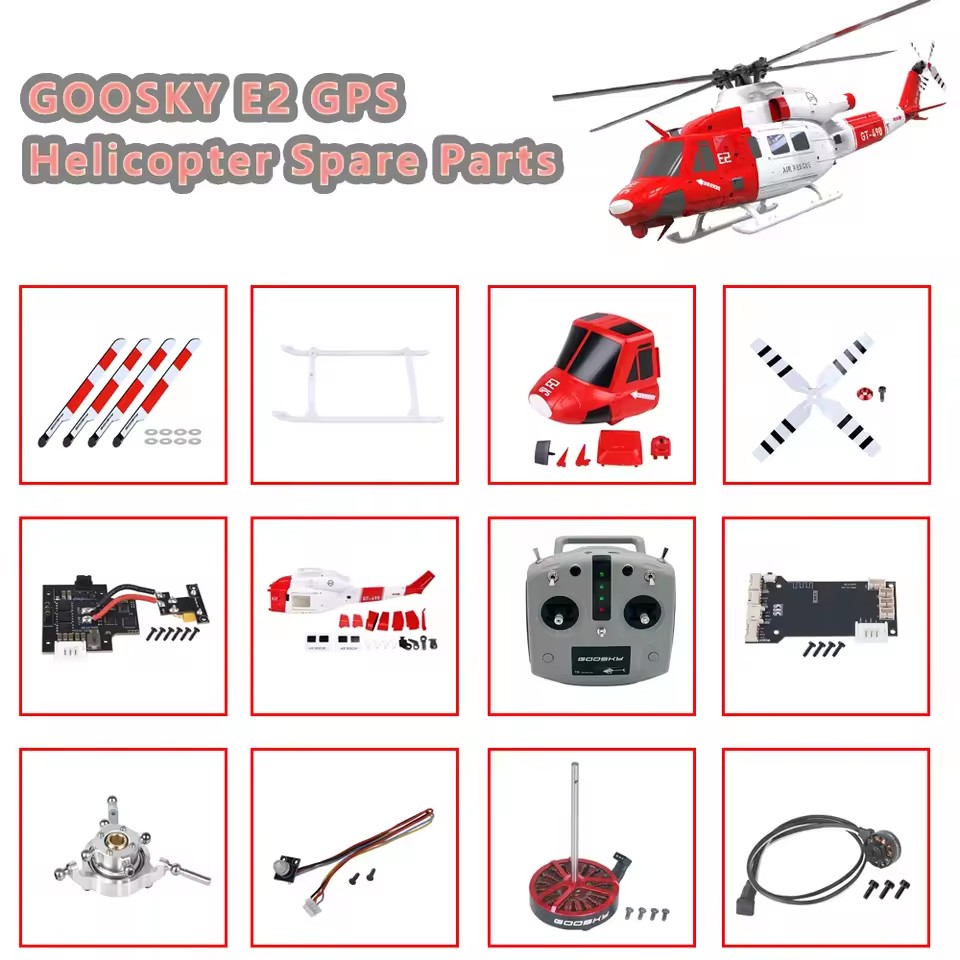 GOOSKY E2 GPS UH-1Y Запасные ч – обзор и цена Rc Helicopter Bag