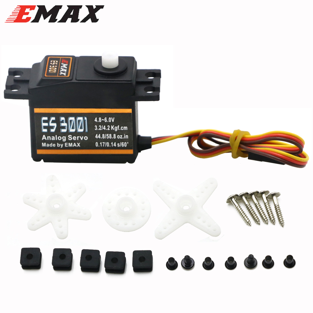 1/4 шт. EMAX ES3001 4.8-6.0V 3 – обзор и цена Rc Helicopter Parts